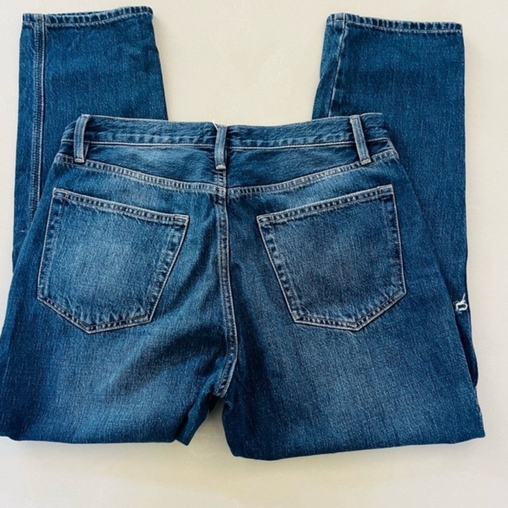 Frame Original Kessler Rips High Rise Distressed Straight Leg Jeans 30 - Picture 5 of 5